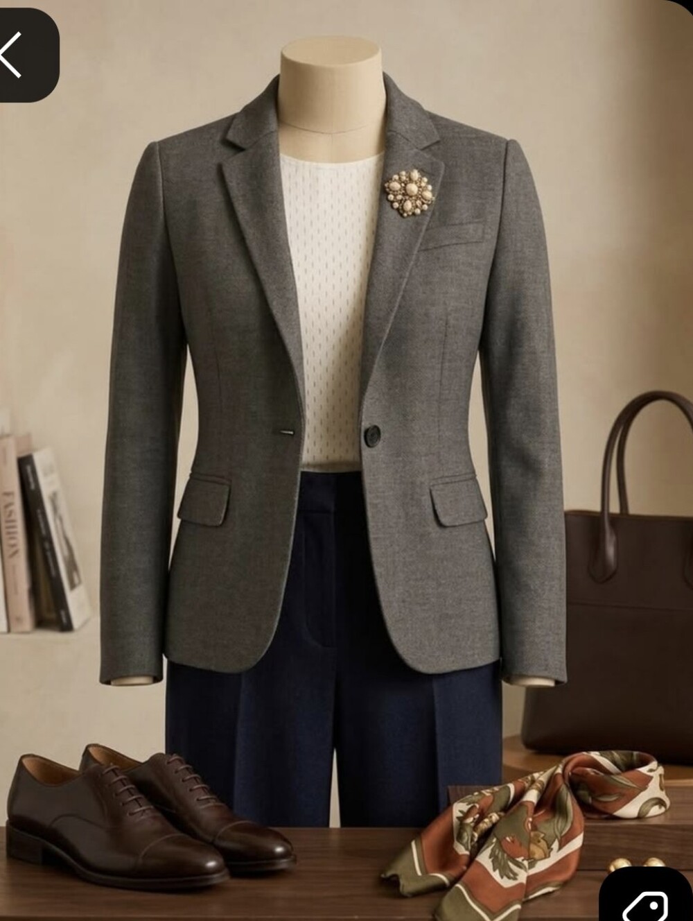 Women's Grey Blazer Size 2